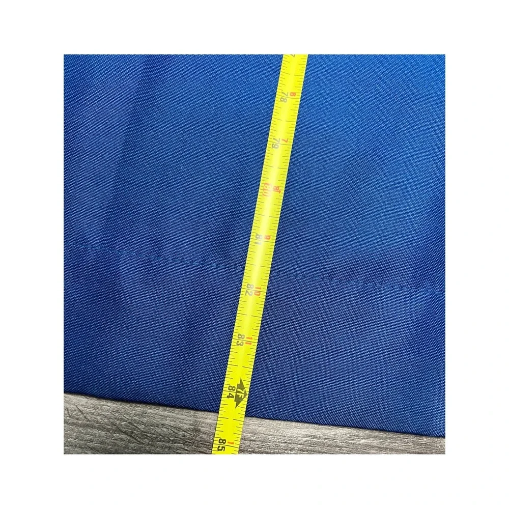 Mainstays Navy Blue Sailcloth Curtain Panel Pair 28x84 Rod Pocket Polyester